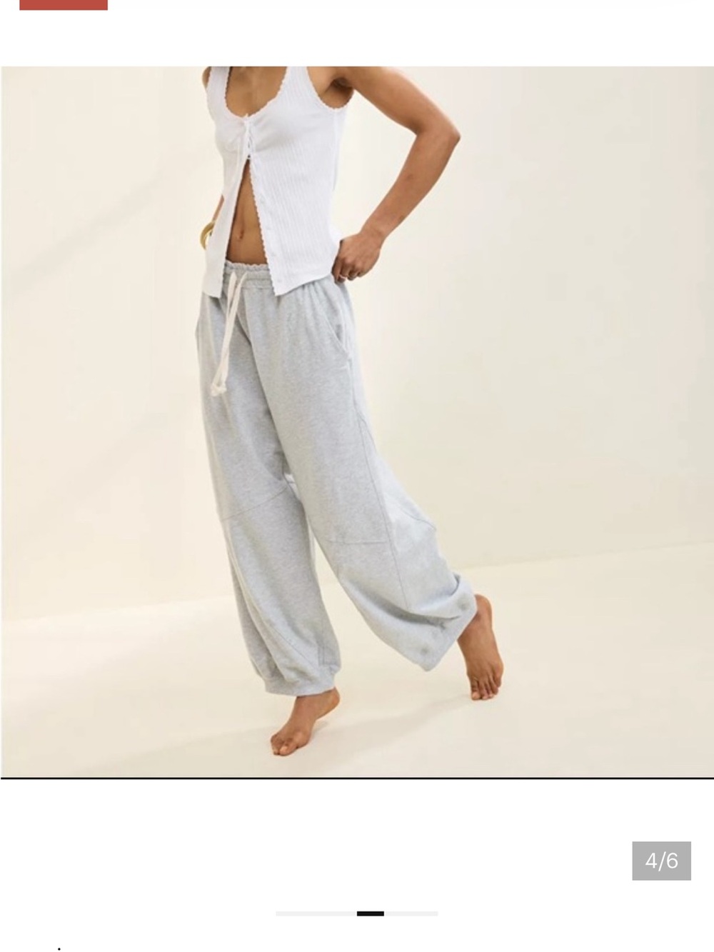 Aerie barrel leg joggers * Read description *